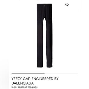 Yeezy Gap Black Leggings